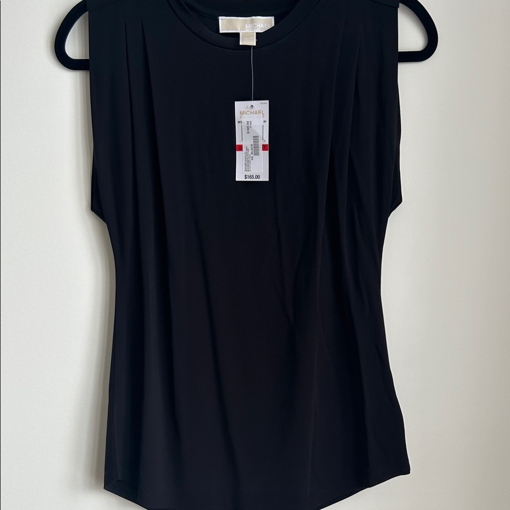 Michael Kors Black Sleeveless Blouse